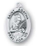 St. Agatha SS 18" chain