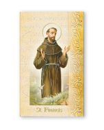 St Francis of Assisi Bio Card