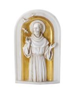 St Francis Plaque 10"