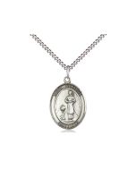 St. Genesius of Rome SS/18" chain