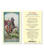 St George Holy Card