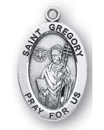 St. Gregory SS medal oval