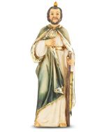 4" Cold Cast Resin Hand Painted Statue of Saint Jude