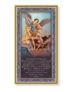 St Michael 5x9 Plaque
