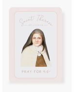St Therese Prayer Card