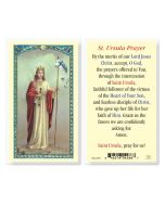 St Ursula Holy Card