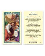 St Veronica Holy Card
