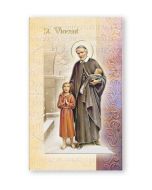 St Vincent de Paul Bio Card